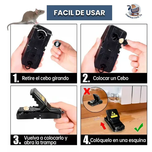 Pack 4 trampas ratón - Imagen 4